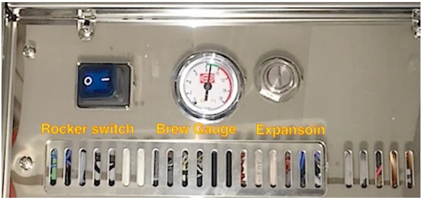 QUICK MILL 05010 A EVO Monza Evo Deluxe Espresso Machine - PRESSURE