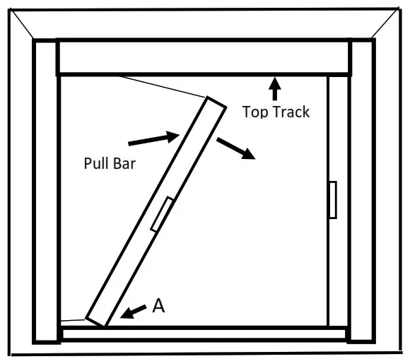 CASPER Double Screen Door . Select the side