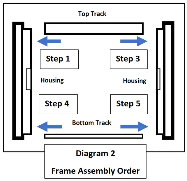CASPER Double Screen Door Diagram 2