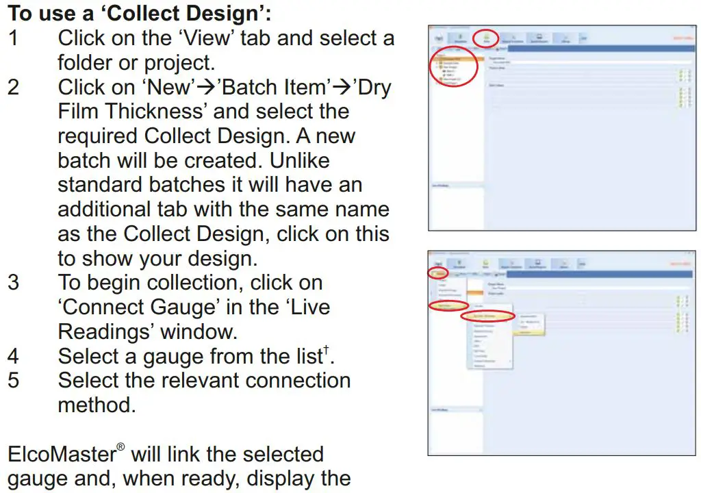 elcometer 415 Paint powder Gauge measuring on smooth surface User Guide - Elcomaster Collect Design