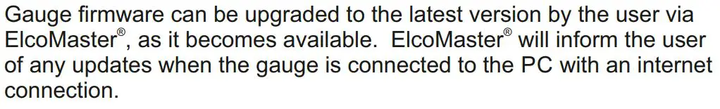 elcometer 415 Paint powder Gauge measuring on smooth surface User Guide - Upgrading your gauge