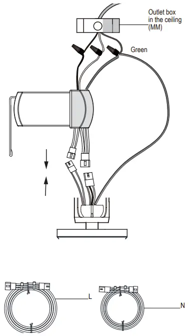 Wiring the fan to the receiver