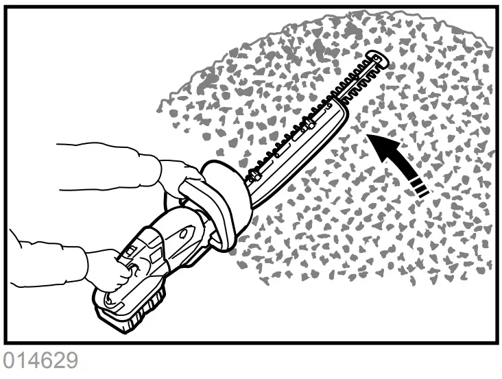 makita DUH551 Cordless Hedge Trimmer - fig 12