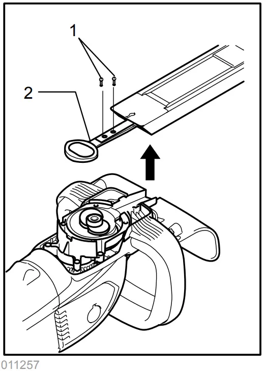 makita DUH551 Cordless Hedge Trimmer - fig 21