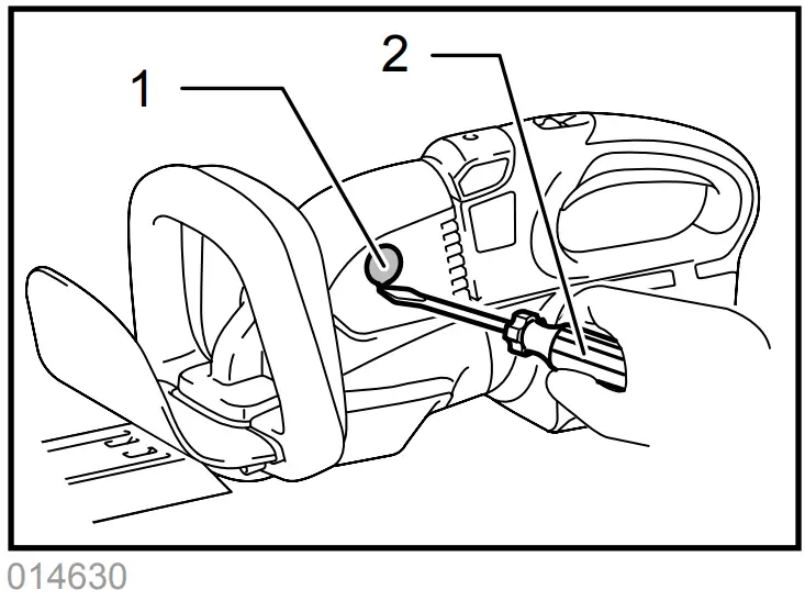 makita DUH551 Cordless Hedge Trimmer - fig 27