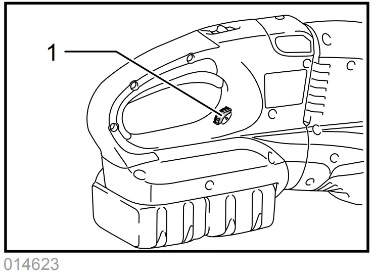 makita DUH551 Cordless Hedge Trimmer - fig 5