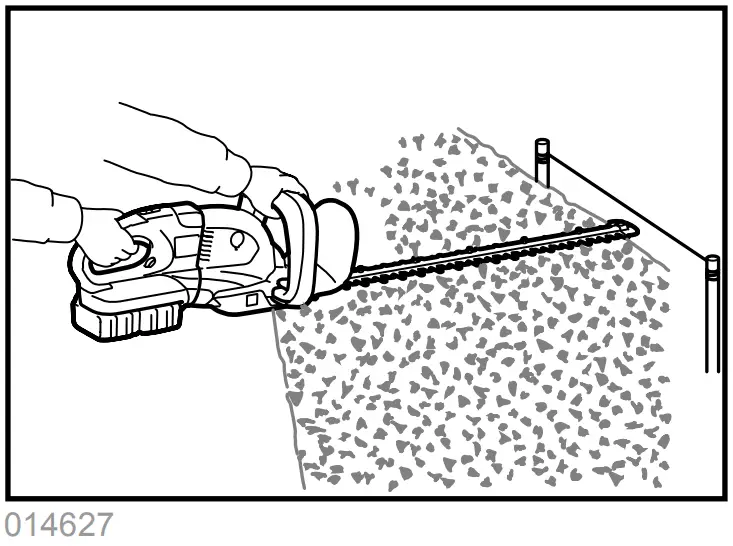makita DUH551 Cordless Hedge Trimmer - fig 9