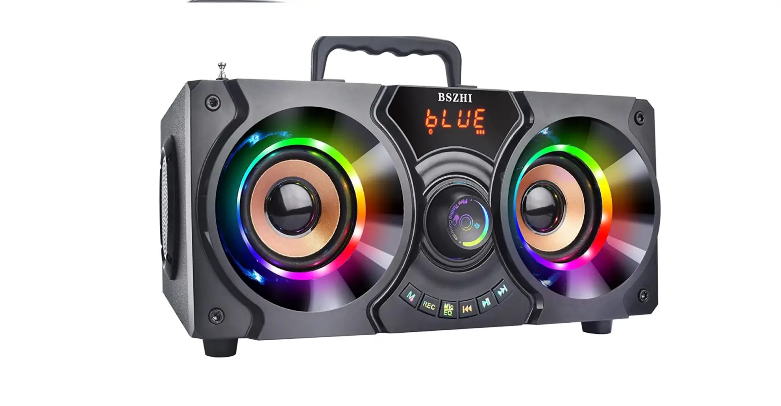 Portable Bluetooth Speakers With Double Subwoofer, 60w Loud Stereo-complete Features/user Manual