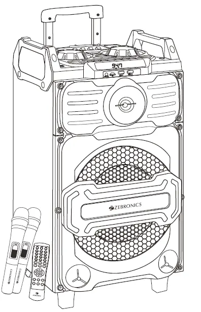 ZEBRONICS-X10-Moving-Monster-Trolley-DJ-Speaker-PRODUCT
