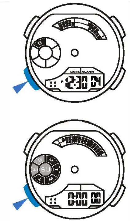 Q Q Watches YP12598D MULTI FUNCTION SPORT LCDWATCH-FIG3