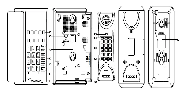 bittel HWD9888 Cordless Telephone Phone 2