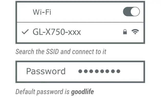 Connect via Wi-Fi