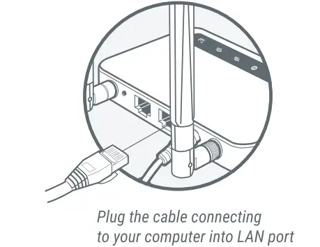 Connect via LAN