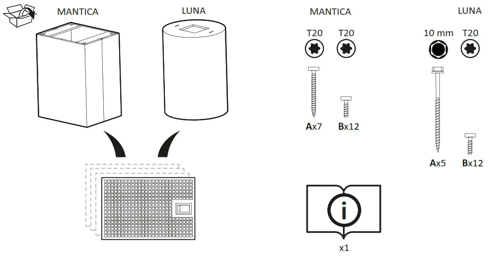 roroshetta IANV-Sense smartest cooker hood - CONTENT IN DELIVERY