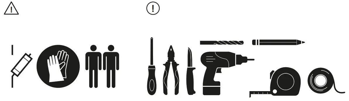 roroshetta IANV-Sense smartest cooker hood - SAFETY AND RECOMMENDED TOOLS