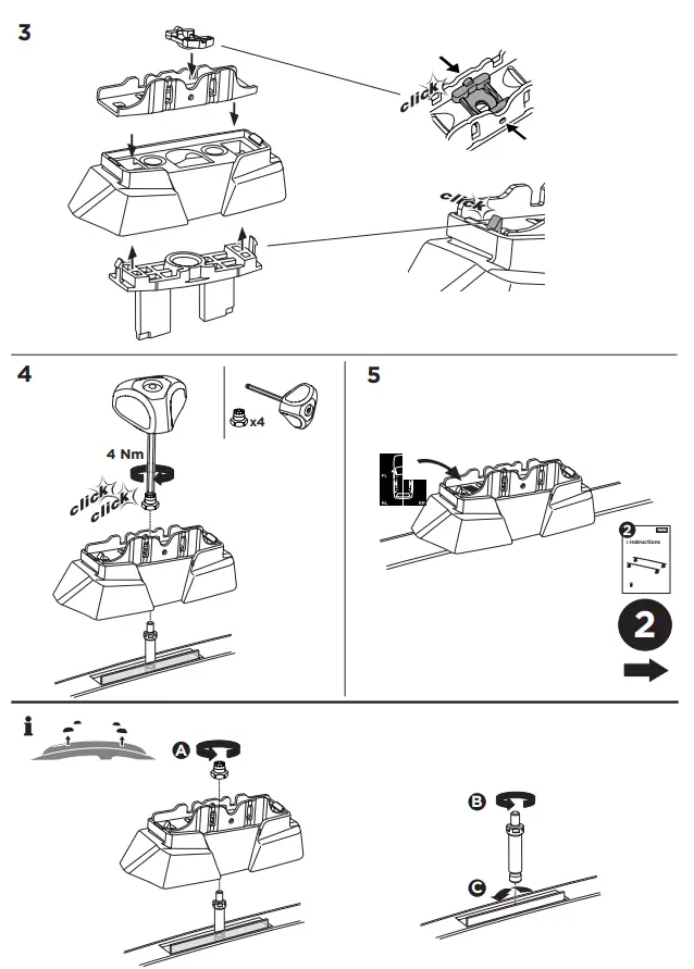 THULE-187140-Fixpoint-4-Pack-Kit-4