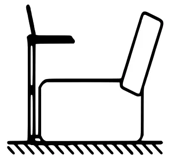 wiltec 63042 Foldable Laptop Table - 2nd setting method