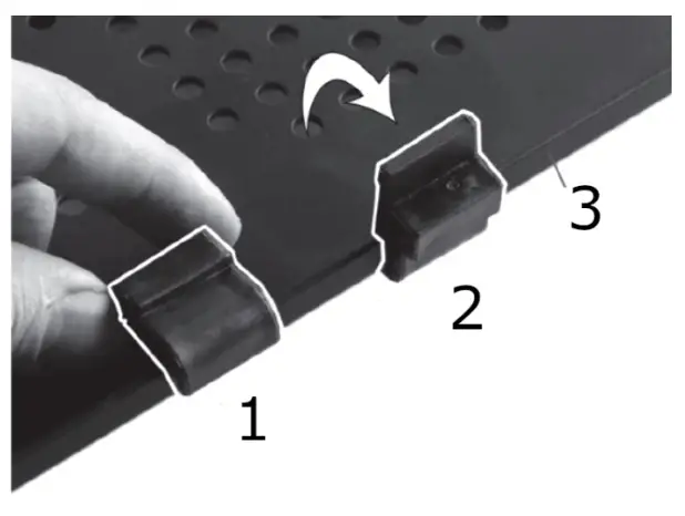 wiltec 63042 Foldable Laptop Table - USB ventilation