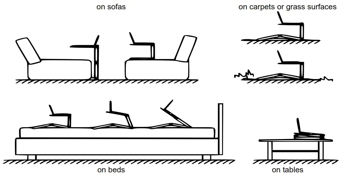 wiltec 63042 Foldable Laptop Table - fig