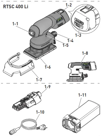 FESTOOL Cordless Orbital Sande product2