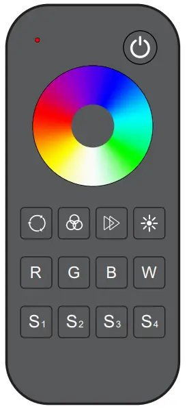 SKYDANCE RT4 Touch Wheel RF Remote Controller - remote