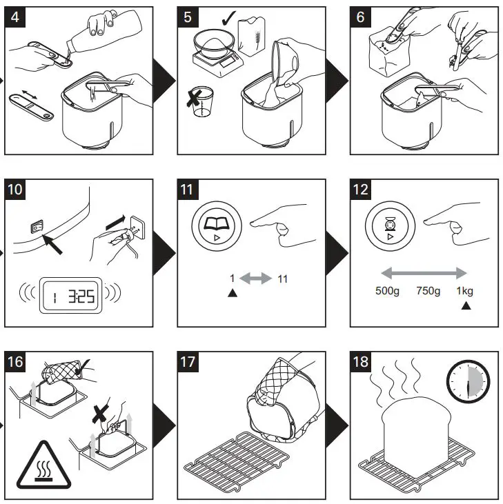 KENWOOD BM250 Bread Maker Instruction Manual - How to use