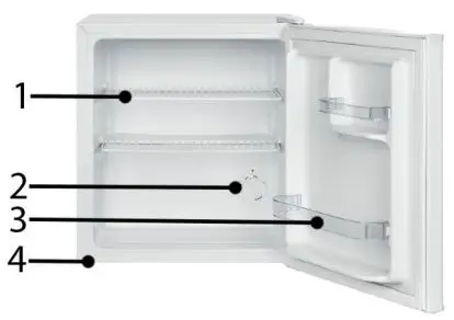 BOMANN-KB-340.1-Coo-Box-42-L-Electric-Stainless-steel-Fridge-FIG-1