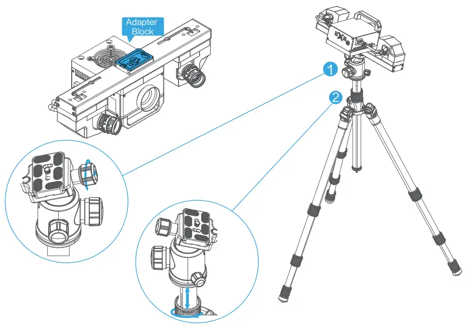 SHINING 3D Transcan C Multiple Scan Range 3D Scanner - Adjustment