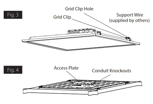 RAB T34 2X4 Backlit Troffer - fig 1