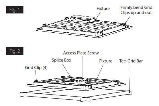 RAB T34 2X4 Backlit Troffer - fig