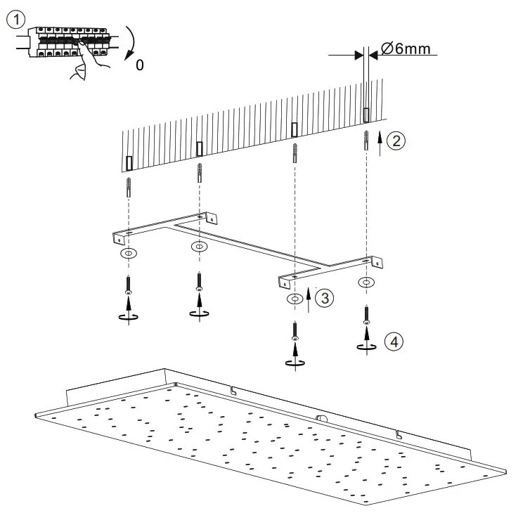 Paul Neuhaus 14672 Sparkle Ceiling Light - fig1