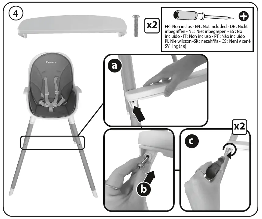 bebeconfort Avista 2-In-1 Highchair 5