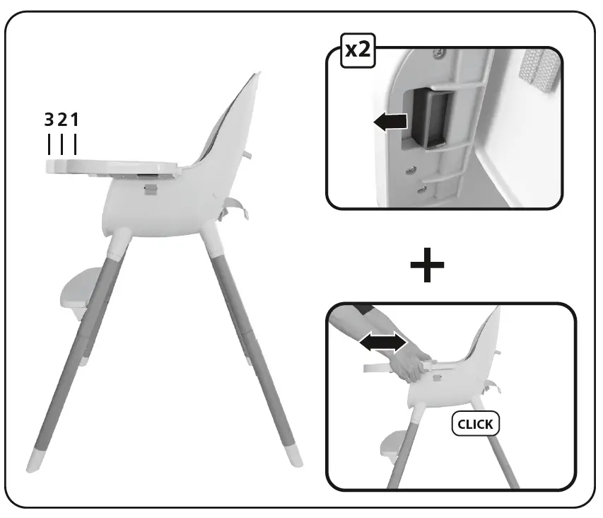 bebeconfort Avista 2-In-1 Highchair 7