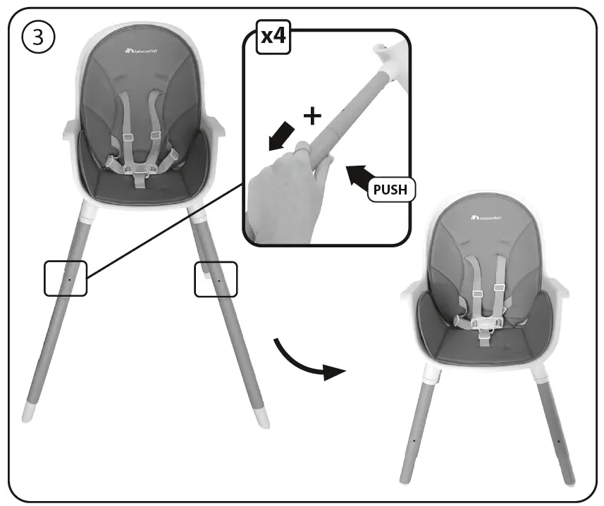 bebeconfort Avista 2-In-1 Highchair 9