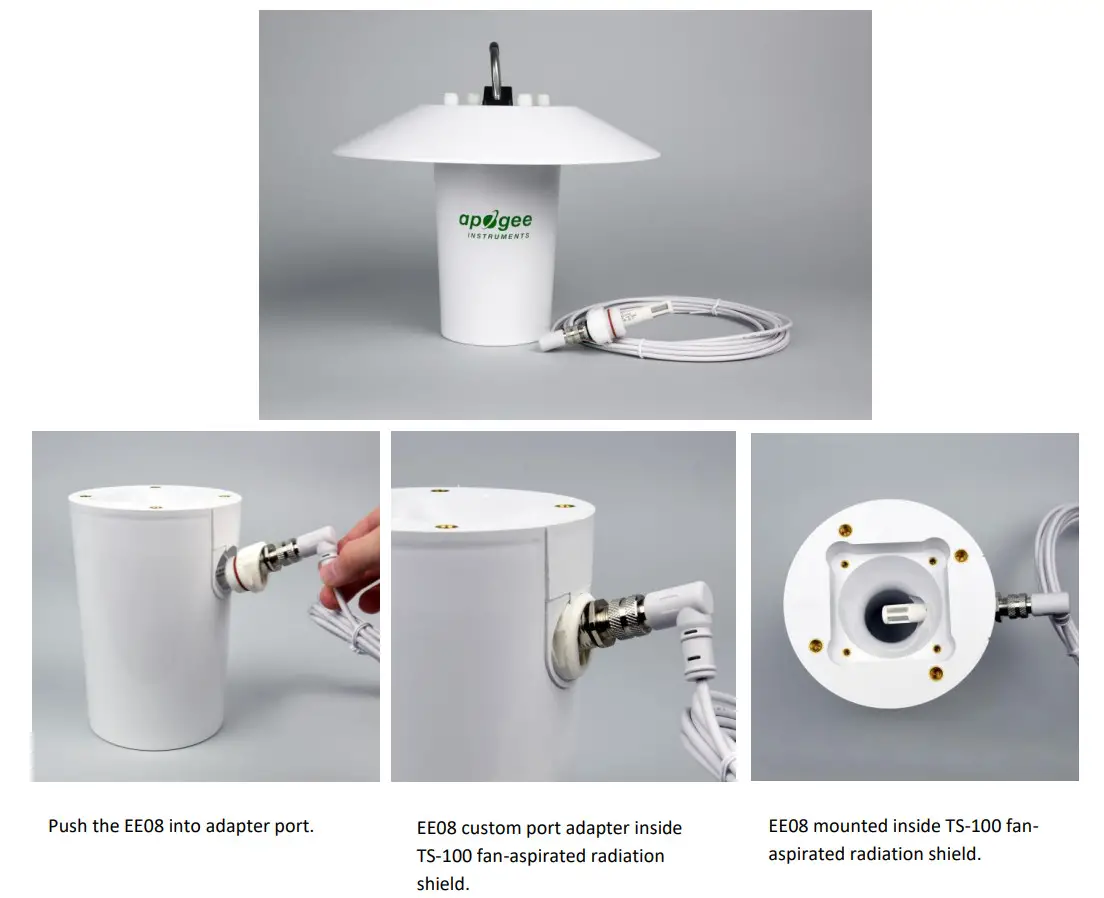 apogee EE08-SS Air Temperature and Relative Humidity Probe - Figure 4