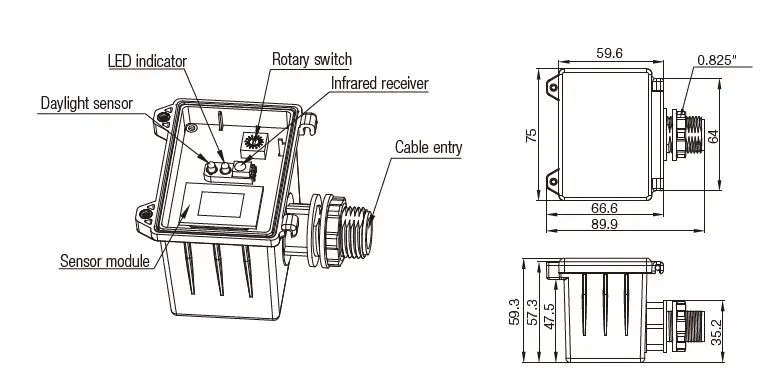 HYTRONIK-HMW35-High-Bay-Microwave-Dali-Sensor-3