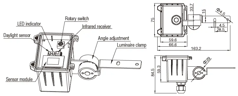 HYTRONIK-HMW35-High-Bay-Microwave-Dali-Sensor-4