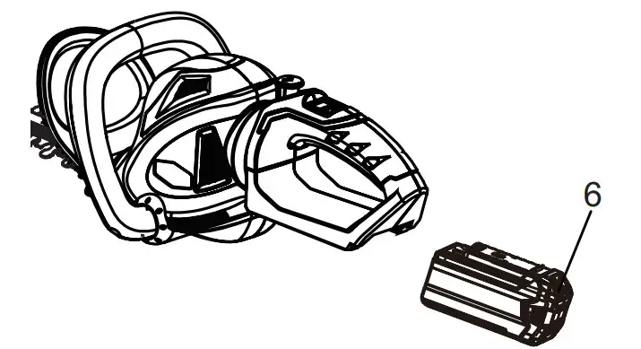 greenworks 2200700 Hedge Trimmer - Figure 2