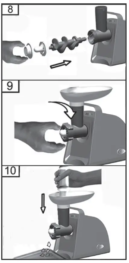 ARDESTO MGL 1730R Electric Meat Grinder - DESCRIPTION 2
