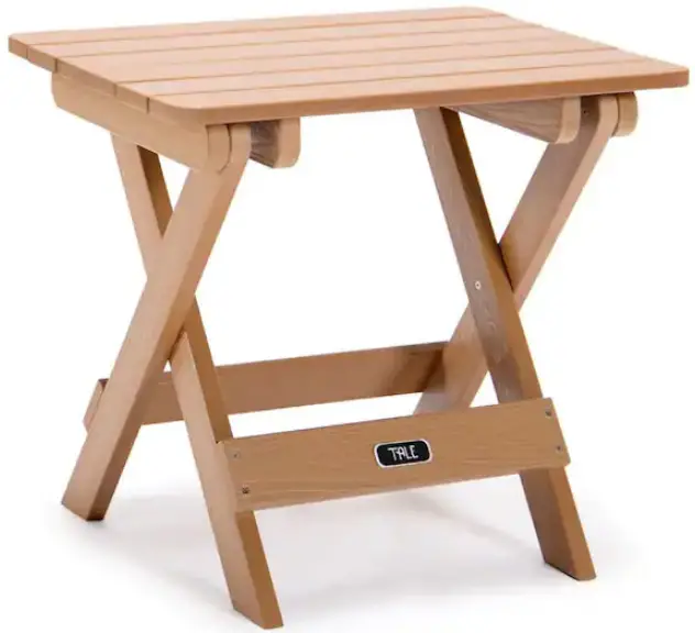 TALE MD6691586 Outdoor Adirondack Portable Folding Side Table