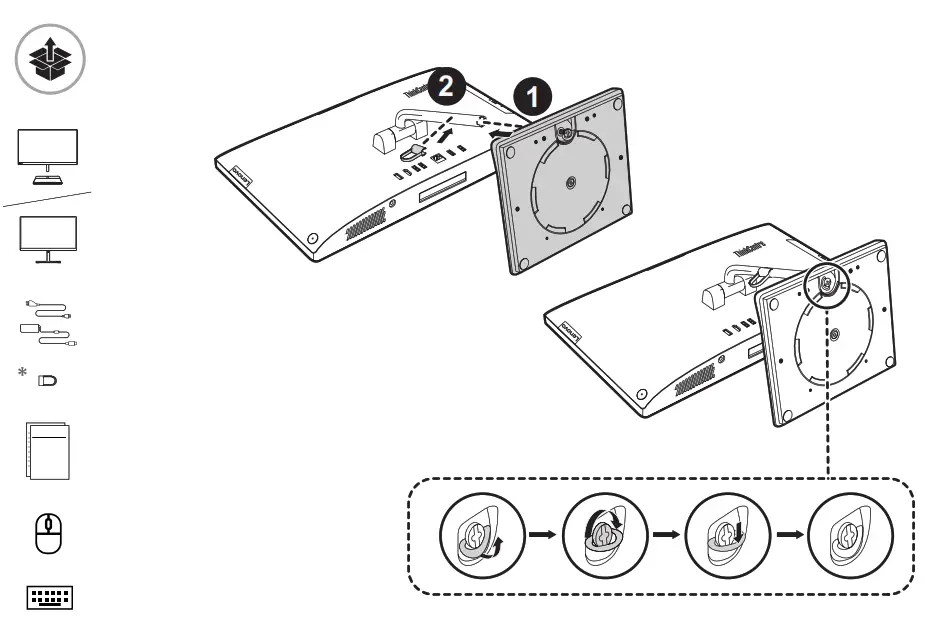 Lenovo THINKCENTRE NEO 30A 24 GEN 3 Monitor