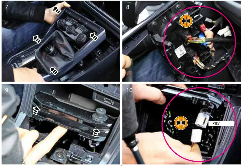 Phonocar 05728 VOLKSWAGEN Fast Wireless Charging Tray - 4