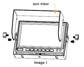 parkmate PM-74AHD, PM-74AHDMPK 7.0 Inch Multi Channel AHD Monitor 3