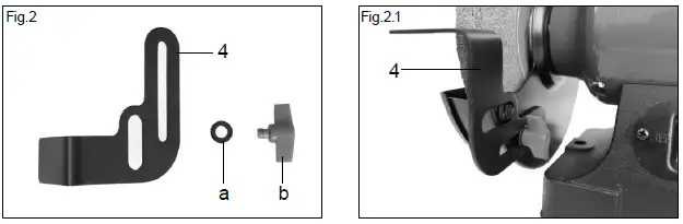 scheppach SM200L Bench Grinder-fig 2