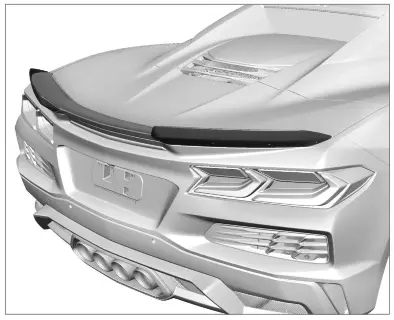 CHEVROLET 2023 Stingray with Z51 and Z06 - Rear Spoiler