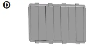 Honey Can Do STO-09659 30 Gal. Brown Resin Deck Box - back