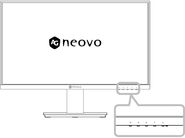 AG Neovo LA-2202 22 Inch Full HD LCD Monitor 12