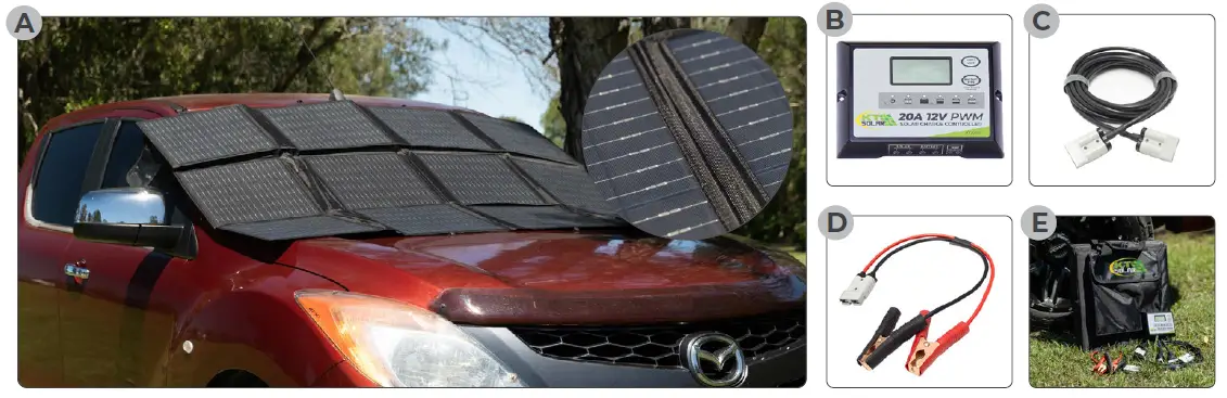 KT-SOLAR-KT70743-300W-12V-Portable-Folding-Solar-Blanket-fig-2