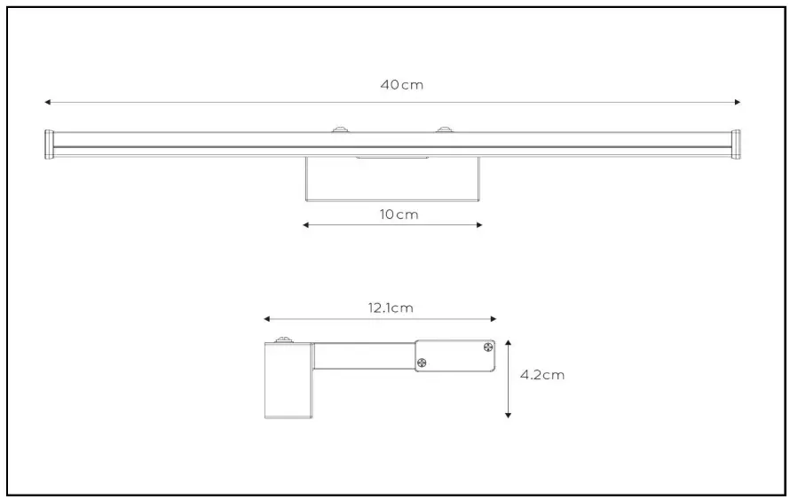 LUCIDE 79297 ONNO Bathroom Mirror Light - fig 2