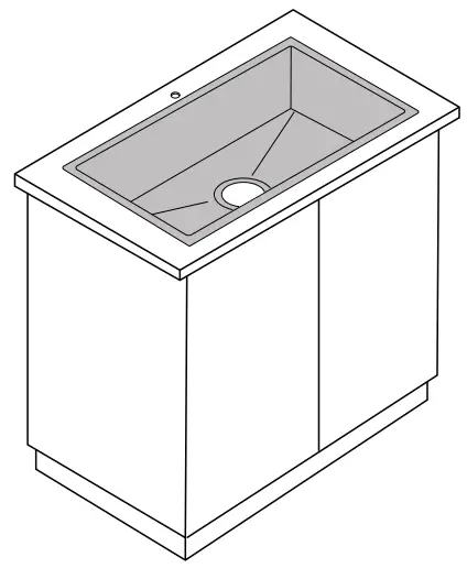 stylish DROP IN Stainless Steel Kitchen Sink - 6